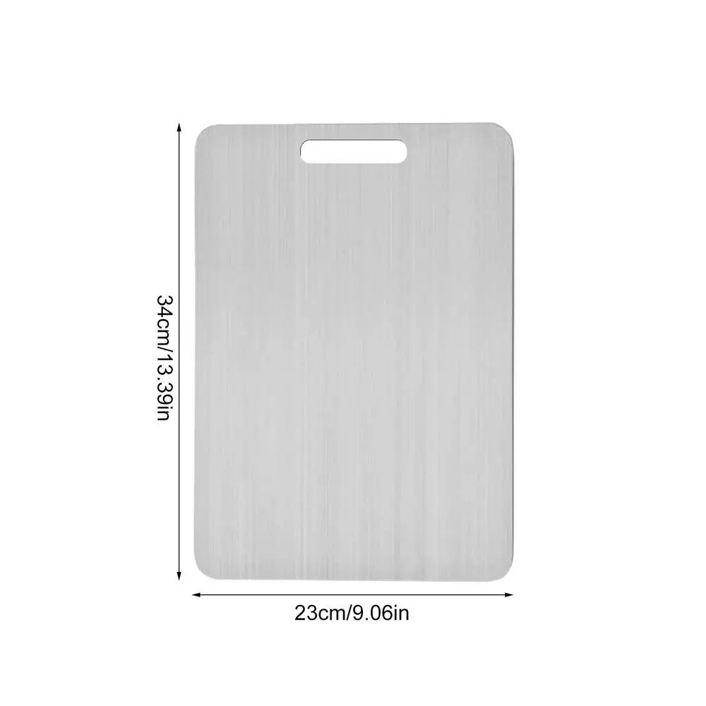 Double-Sided Stainless Steel Cutting Board