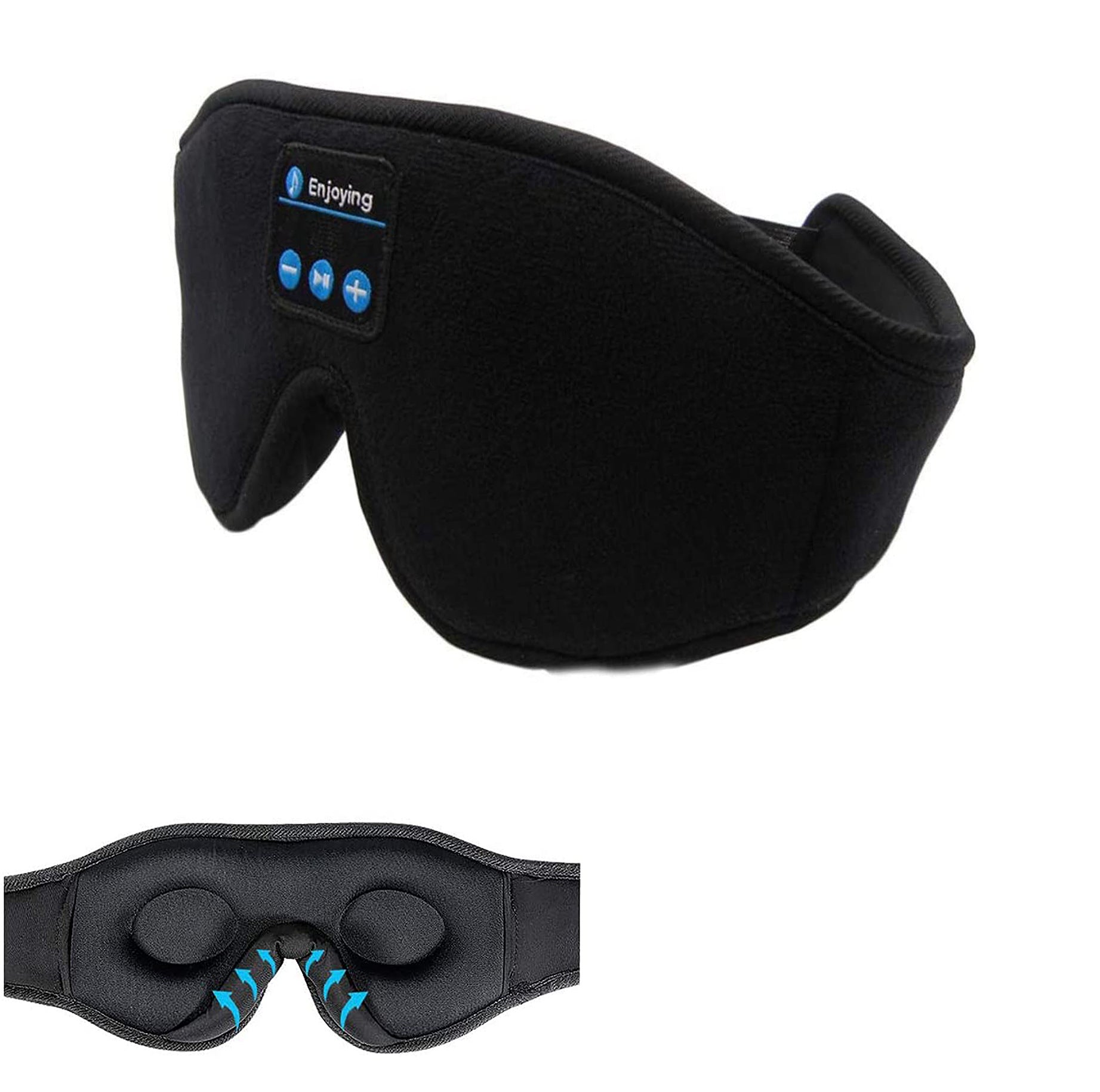 Wireless Bluetooth sleep mask, blackout eye covering
