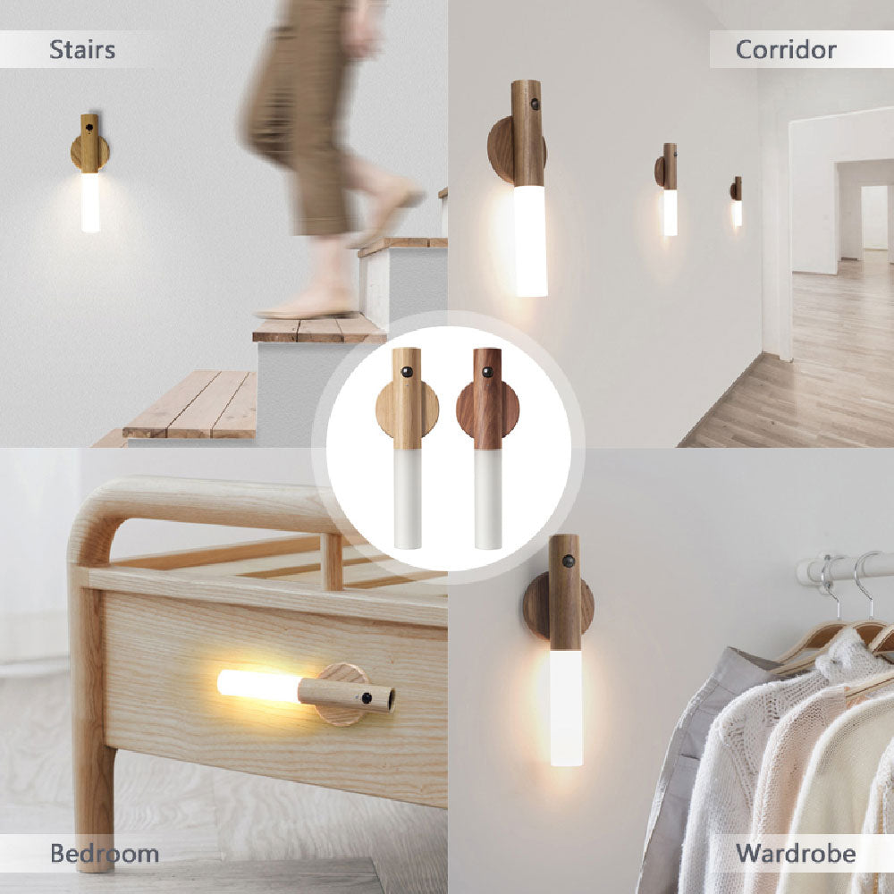Motion sensor magnetic LED night light