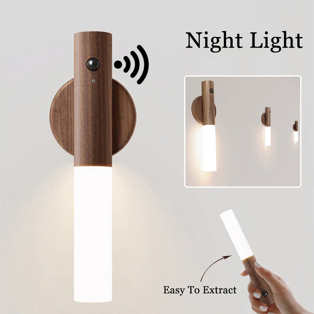 Motion sensor magnetic LED night light