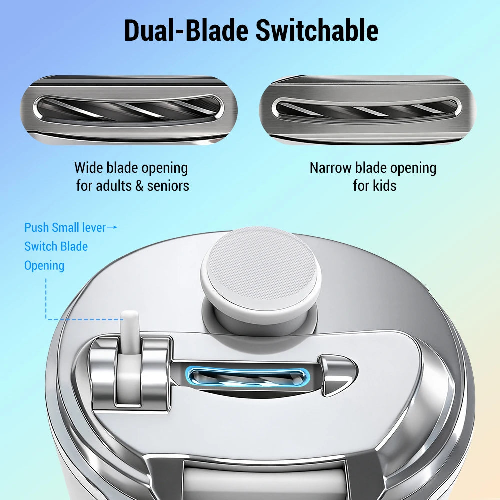 Electric Nail Trimmer with LED Magnifier
