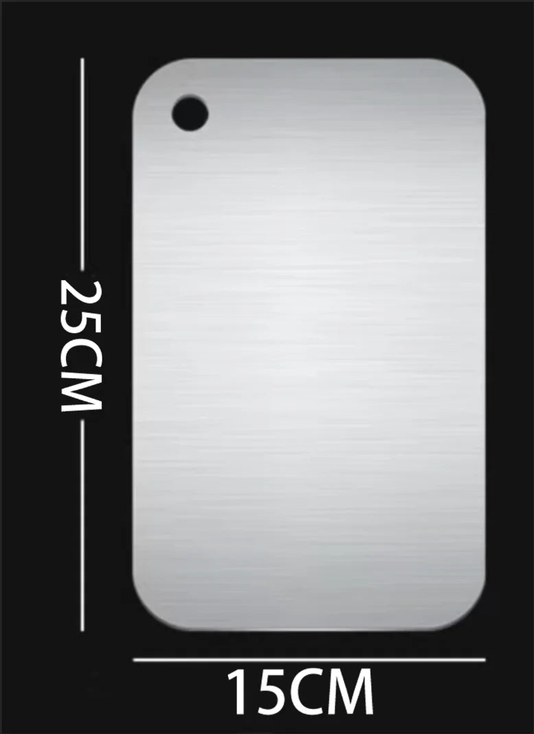 Double-Sided Stainless Steel Cutting Board