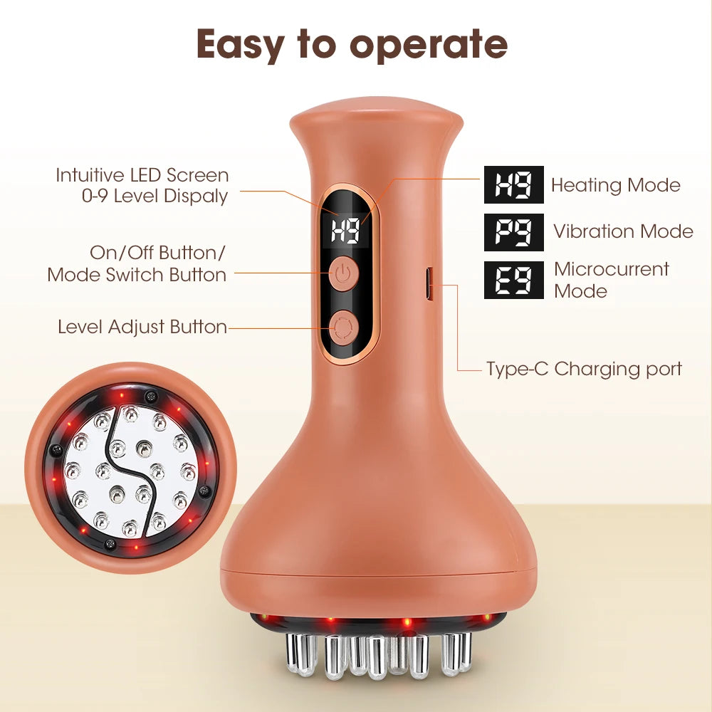 Rechargeable Heated Scraping Massager