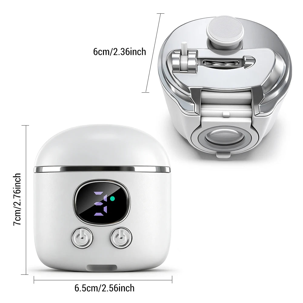Electric Nail Trimmer with LED Magnifier