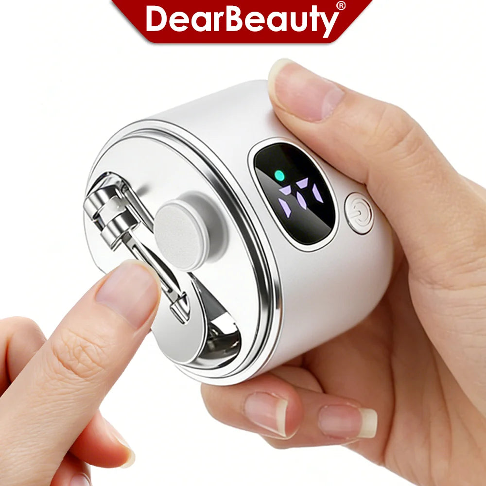 Electric Nail Trimmer with LED Magnifier