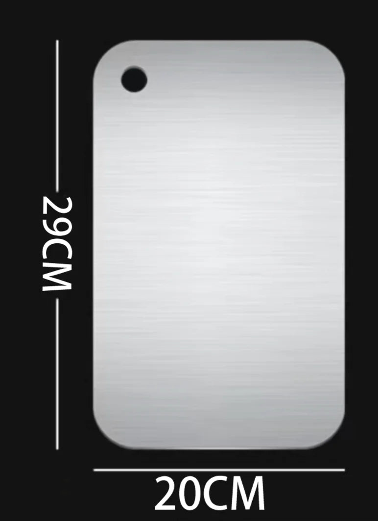 Double-Sided Stainless Steel Cutting Board