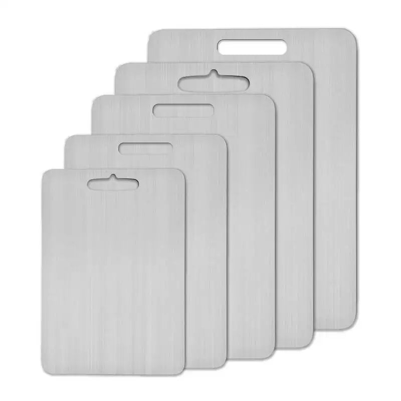 Double-Sided Stainless Steel Cutting Board