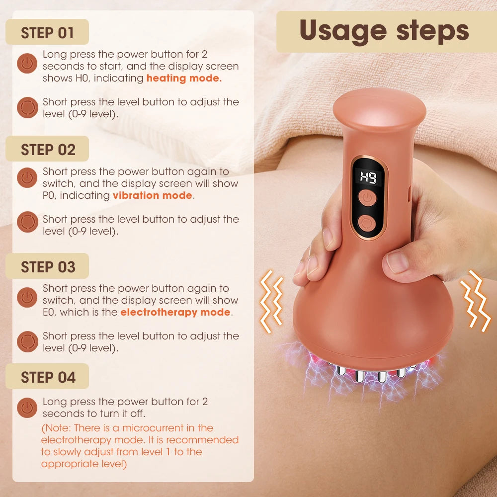 Rechargeable Heated Scraping Massager