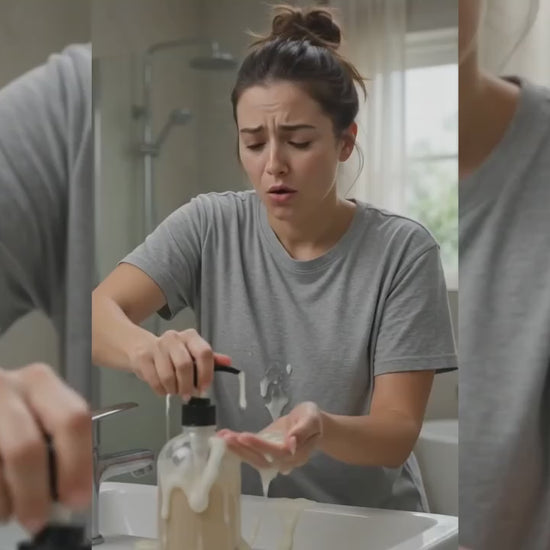 Automatic touchless foam soap dispenser demonstration