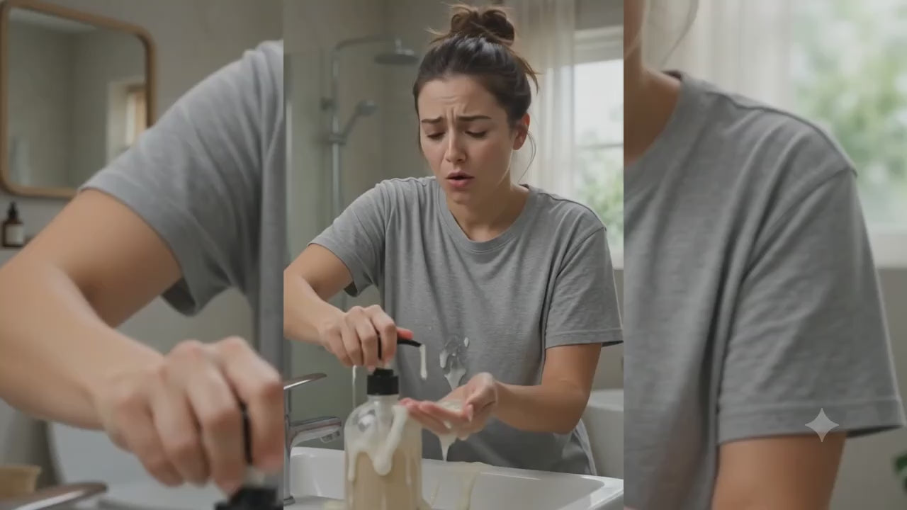 Automatic touchless foam soap dispenser demonstration