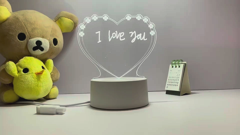 LED message board with pen demonstration